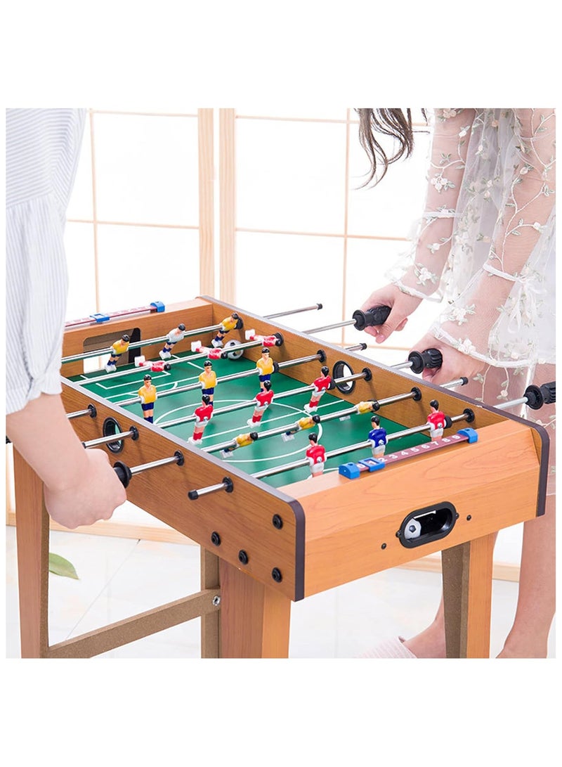 Toy Box Football Soccer Table Board Game 6 Rods For Adults And Kids Wooden Foosball Board Game - Image 4
