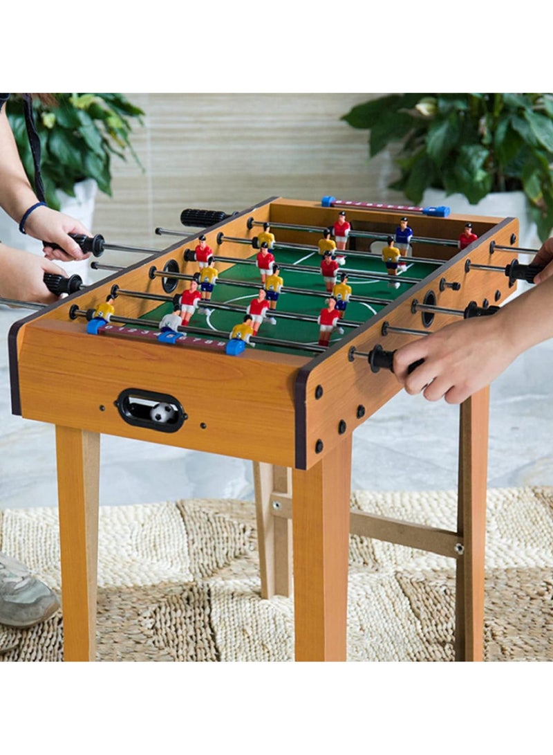 Toy Box Football Soccer Table Board Game 6 Rods For Adults And Kids Wooden Foosball Board Game - Image 5