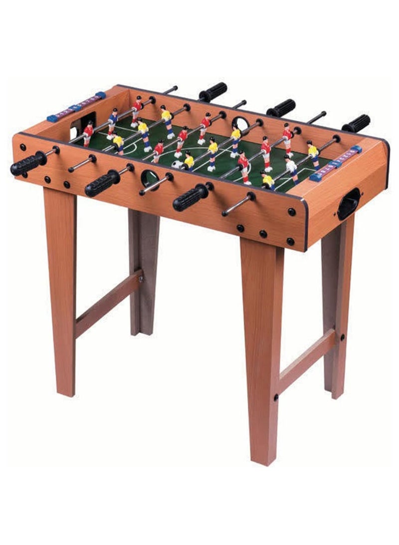 Toy Box Football Soccer Table Board Game 6 Rods For Adults And Kids Wooden Foosball Board Game - Image 1