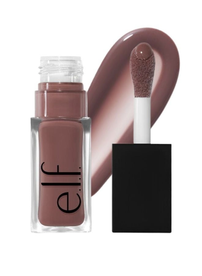 elf e.l.f. Glow Reviver Lip Oil – Money Mauve (Sheer Mauve Pink Shade) Hydrating High-Shine Nourishing Lip Oil with Squalane & Fruit Oils – 7.6 ml - Image 1