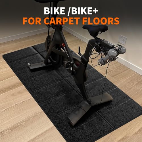 THAILE Exercise Bike Mat, Compatible with Peloton Bikes, 63"x30", Bike Trainer Mats, Mat for Indoor Stationary Spin Bikes Treadmill Walking Pad on Hardwood Floor Carpet Protector - Image 3