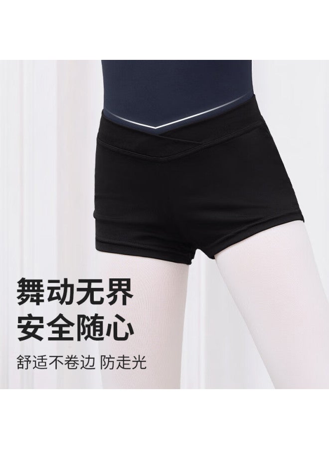 Aiwuge Ai Wu Ge Dance Pants For Girls Ballet Dance Practice Pants Chinese Dance Training Pants Art Exam Pants Black 150 - Image 3