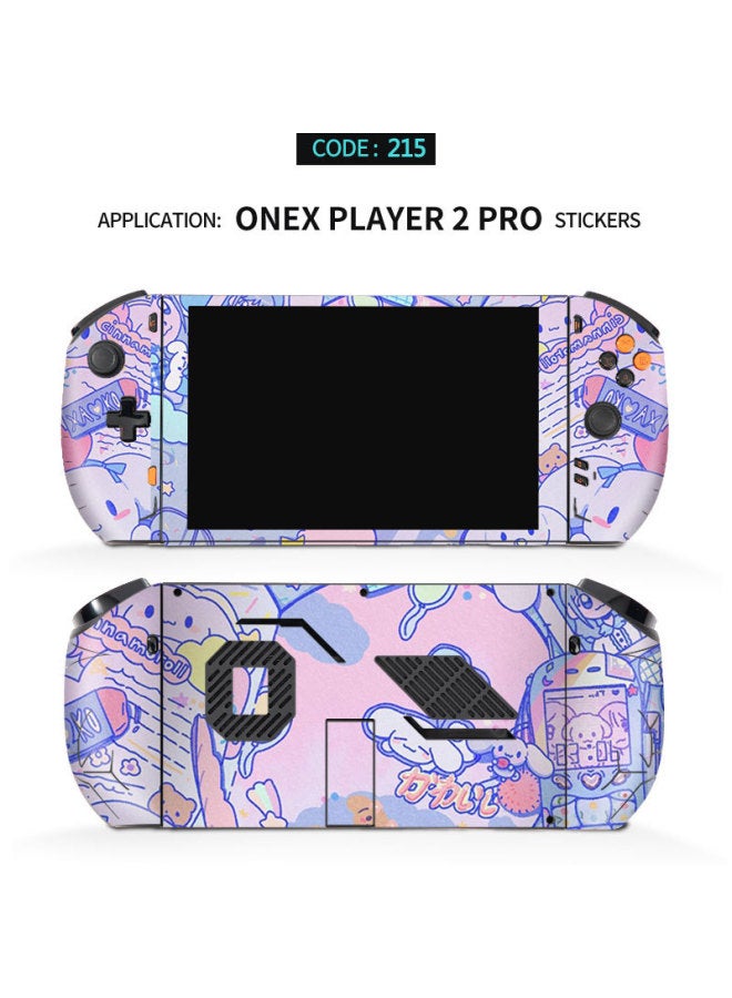 Loquat Applicable To ONE PLAYERS PRO Film No. 1 Palm Machine Protective Cover Color Picture Sticker Scratch-proof Film Accessories-Color:215 - Image 1