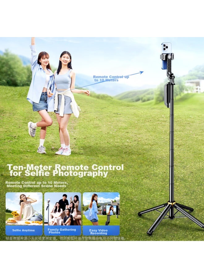 Xiaotian Bluetooth Remote Control For Smartphone Photography, Universal Multi-functional Lazy Device For Selfie, Short Video, Page-turning, Thumbs-up, Compatible With Android And Apple, Rechargeable, Long Battery Life, Silent Button - Image 4