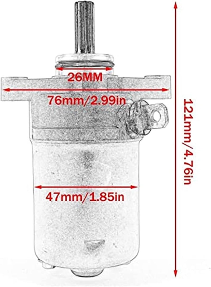 DEMULAX ATV Engine Electric Starter Motor - Image 2