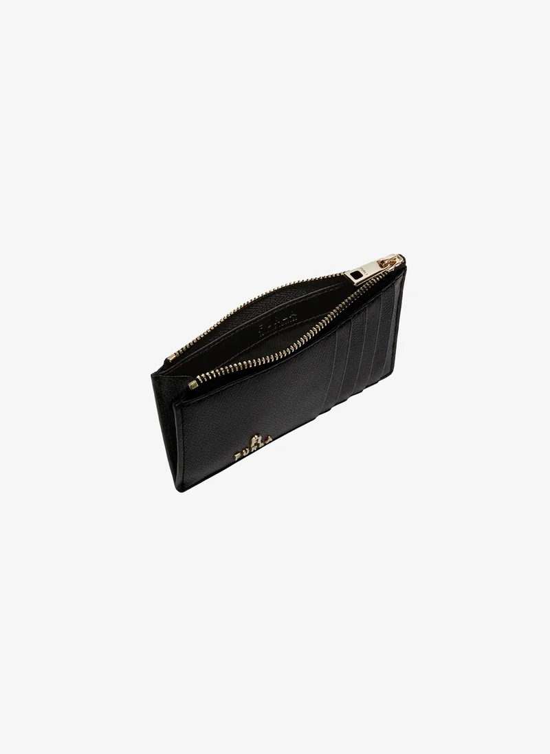 Furla Black Camelia Card Case Nero Medium for Women | Best Price UAE