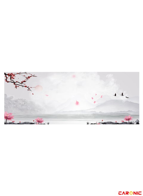 Extended Gaming Mouse Pad with Stitched Edges Durable Non-Slip Natural Rubber Base  Waterproof Computer Keyboard Pad Mat For Esports Pros Gamer Desktop Office Classical