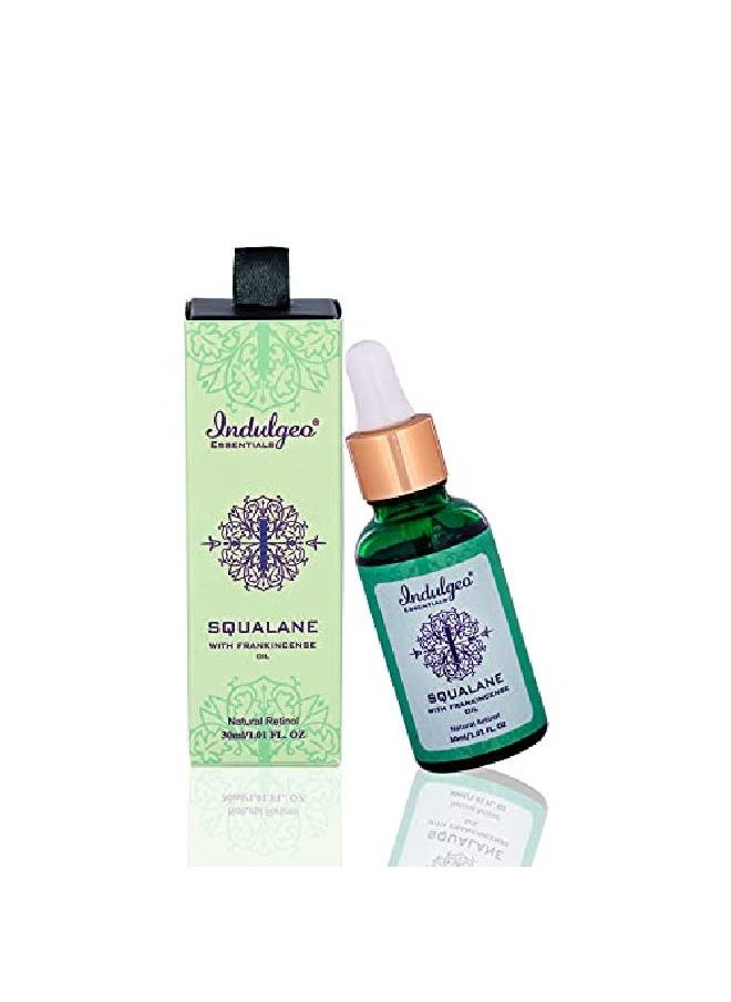 Indulgeo ESSENTIALS Squalane Skin Hydrator (Squalane With Plant Derived Retinol) 30Ml 100% Pure Plant Dull & Dry SkinFor All Skin Types  - Image 3