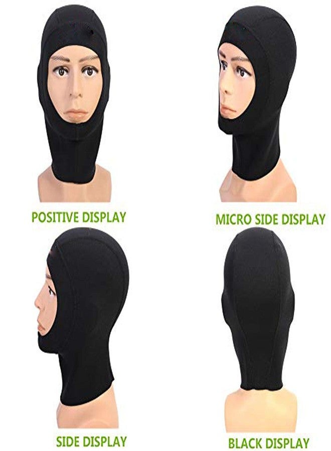 IPENNY Warm Neoprene Scuba Diving Hood Sun UV Protection Wetsuit Diving Cap with Flow Vent to Eliminate Trapped Air Durable Stretchable Dive Hood for Surfing Snorkeling Kayaking Sailing Canoeing Water Sports - Image 2