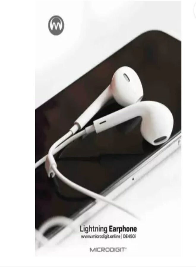Micro Digit - Lightning Earphones DE450i Wired - Image 1