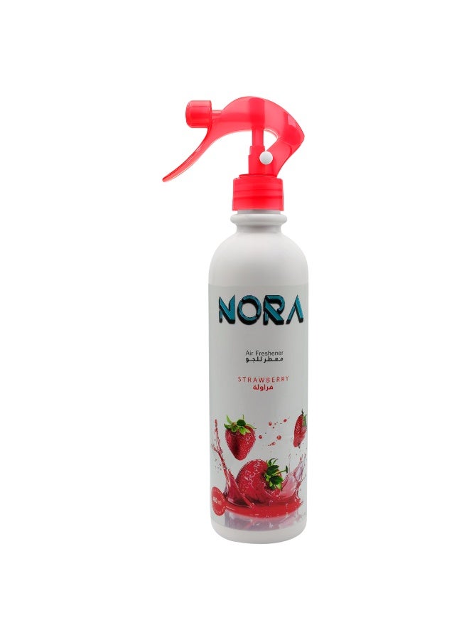 NORA Strawberry Air Freshener Spray – Long Lasting Room & Home Fragrance, Odor Eliminator for Bedroom, Living Room, Kitchen & Office - AF10321 - Image 1