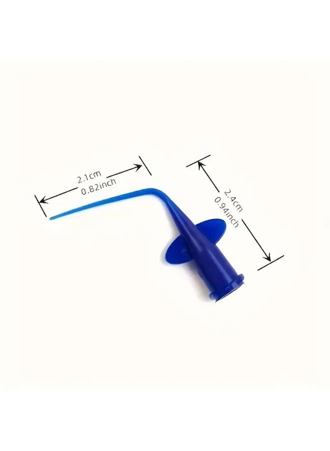 4pcs Disposable Dental Syringe With Cap Curved Tip For Tooth Filling Accurate Injection - Image 3