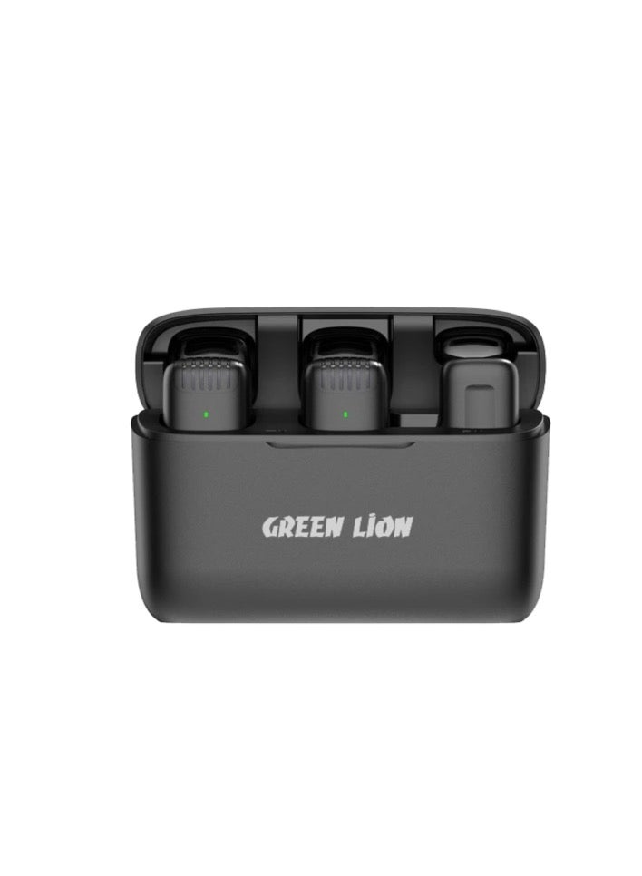GREEN LION 2 in 1 Lion Wireless Microphone Type C Connector Black - Image 2