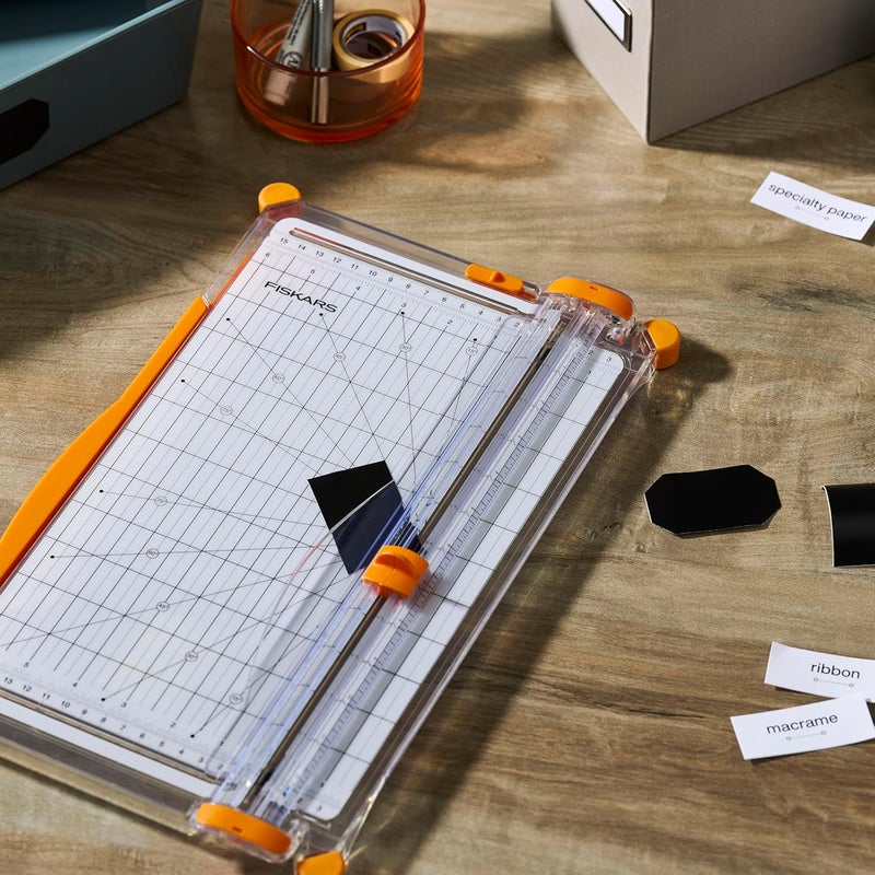 Fiskars Precision Paper Trimmer Easy and Accurate Crafting Tool Cuts Straight for Crafts Cards and More - Image 5