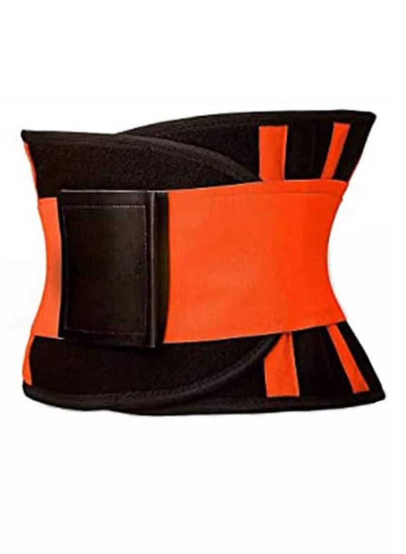 SYOSI Waist Trimmer Belt, Slimmer Kit, Weight Loss Wrap, Stomach Fat Burner, Low Back and Lumbar Support with Sauna Suit Effect, Best Abdominal Trainer, Slimmer Kit, limmer Belt, Unisex - Image 5