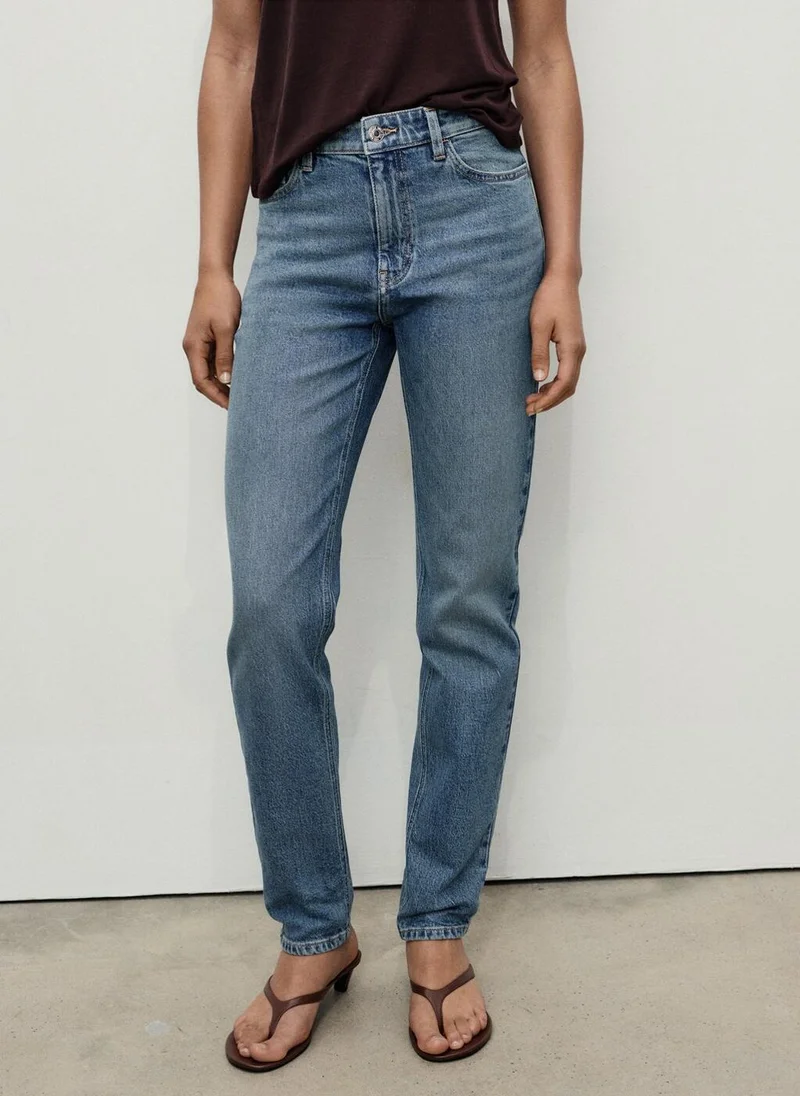مانجو Newmom Comfort High-Rise Jeans
