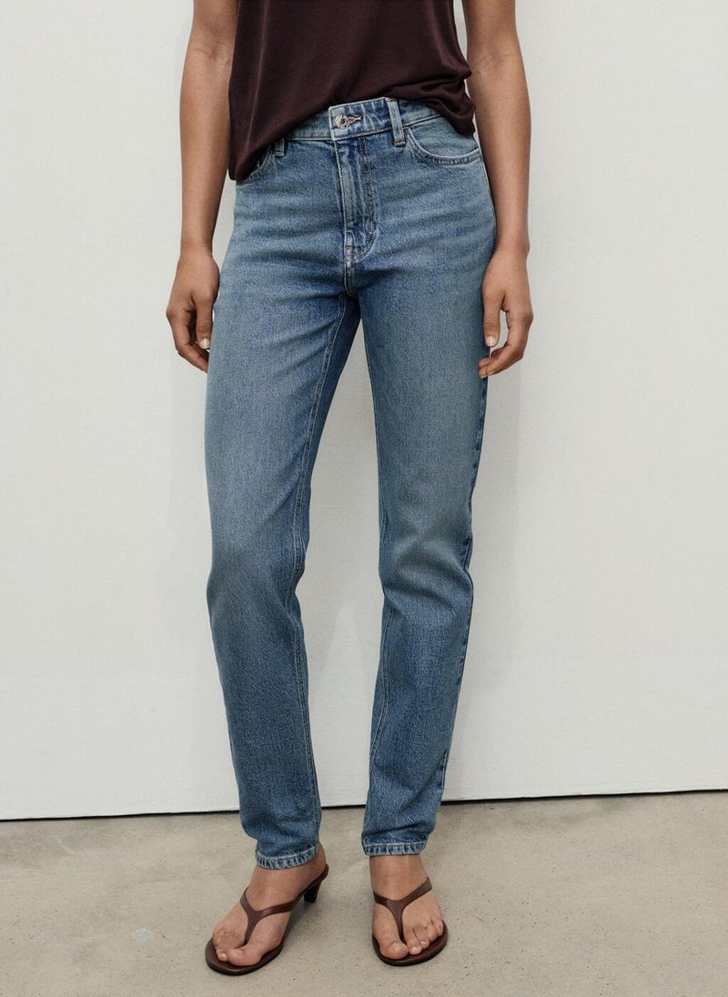 MANGO Newmom Comfort High-Rise Jeans  - Image 1