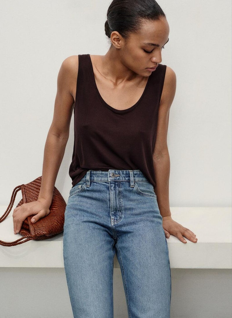 MANGO Newmom Comfort High-Rise Jeans  - Image 3