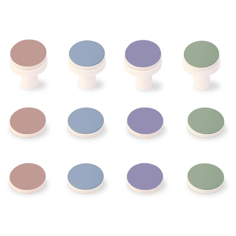 Fansidi Official Complete Replacement Kit 4 AgeSpecific Grinding Heads 8 Soft Sandpapers Newborn to Toddler ColorMatched System Compatible with Fansidi Most Standard Electric Baby Nail Files - Image 3