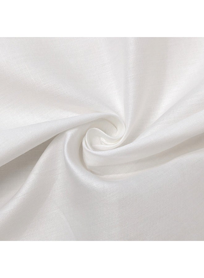 MULBERRY LIVING أغطية وسائد قطنية %  بلون أبيض، عبوة من قطعتين  ×  سم - Image 4