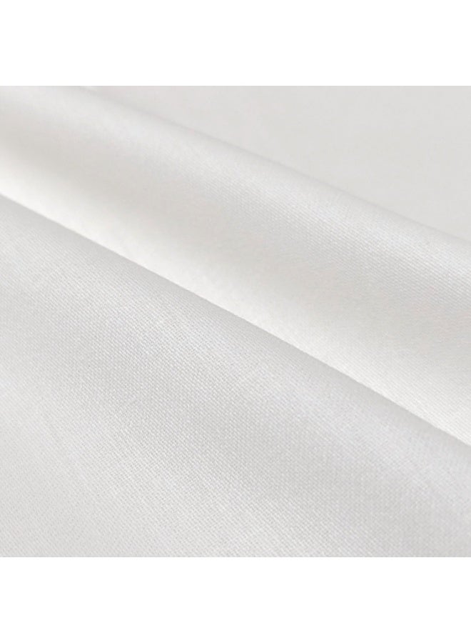 MULBERRY LIVING أغطية وسائد قطنية %  بلون أبيض، عبوة من قطعتين  ×  سم - Image 5