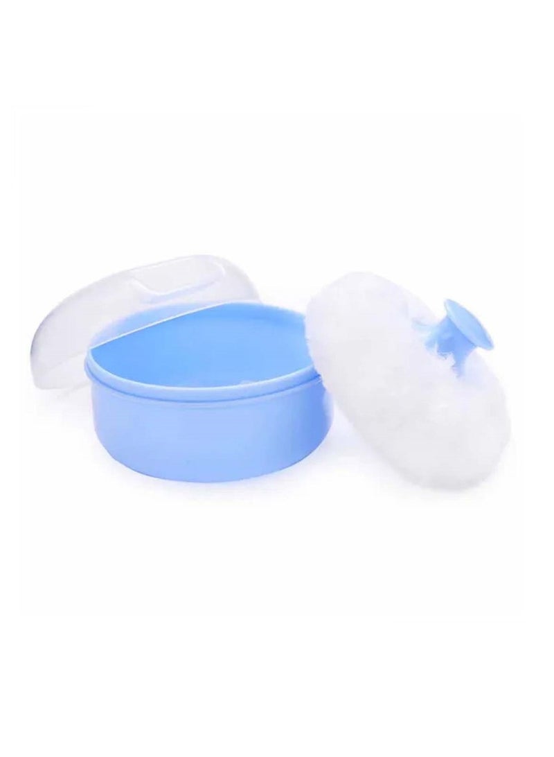 STAR BABiES Star Babies - Combo Pack of 2- Powder Puff  with Disposable Scented Bag (5 Pcs w/Dispenser) - Blue/Black  - Image 4