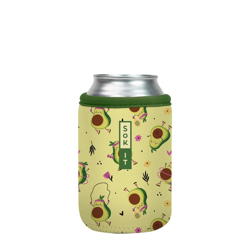 Sok It Can Sok Sleeve for Beer & Soda Insulated Neoprene Cover (Get Movin'  12oz Can Sleeve) - Image 1