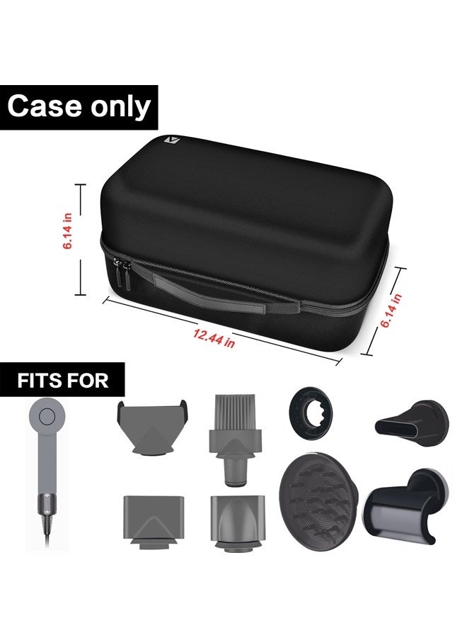 PAIYULE Case Holder Blow Dryer Storage Bag Fits for Dyson Supersonic Hair Dryer Limited Gift Set Edition and Accessories(Box Only-Black - Image 2