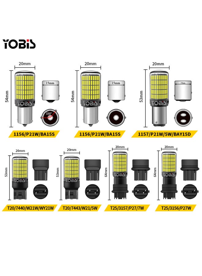 Youbi Car Led Turn Signal Decoding 1156 -3014-144smd Car T20 Brake Light Anti-strobe