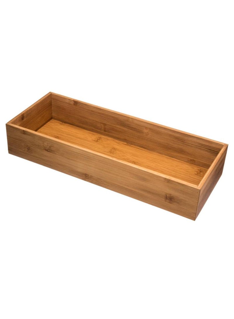 منظم من الخيزران 15 × 38 × 7 سم