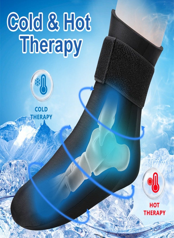 Cold therapy socks for foot pain relief, ice socks for plantar fasciitis, arthritis, chemotherapy care, cooling socks for men and women (one size fits all, universal for left and right feet) - Image 2