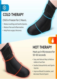 Generic Cold therapy socks for foot pain relief, ice socks for plantar fasciitis, arthritis, chemotherapy care, cooling socks for men and women (one size fits all, universal for left and right feet)  - Image 4