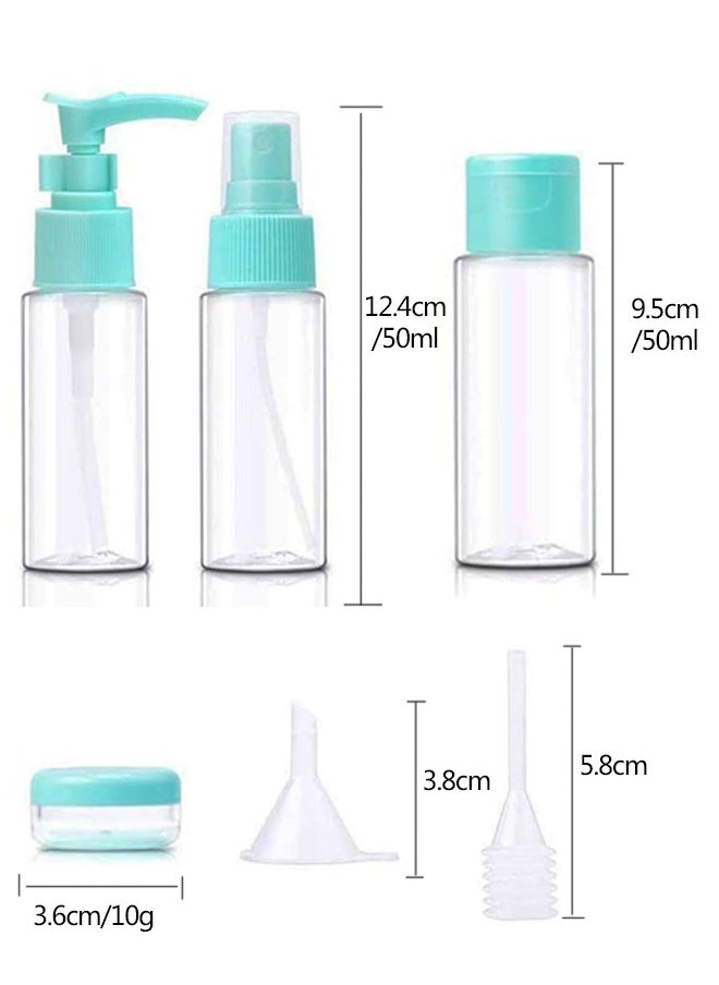 11 Piece Travel Bottles Set, Travel Toiletries Bottles Containers with Clear Case, Refillable Containers Bottles for Shampoo Lotion, Travel Essentials Accessorie