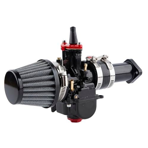 QXBER PWK28mm Carburetor Kit for Predator 212, Upgrade for Coleman Predator 196cc 212cc 224cc Engine, Baja Warrior MB200 KT196 GX160 6.5hp Engine with Intake Manifold 48mm Air Filter - Image 5