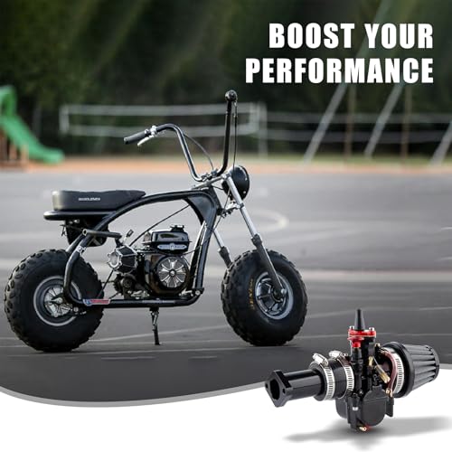 QXBER PWK28mm Carburetor Kit for Predator 212, Upgrade for Coleman Predator 196cc 212cc 224cc Engine, Baja Warrior MB200 KT196 GX160 6.5hp Engine with Intake Manifold 48mm Air Filter - Image 3