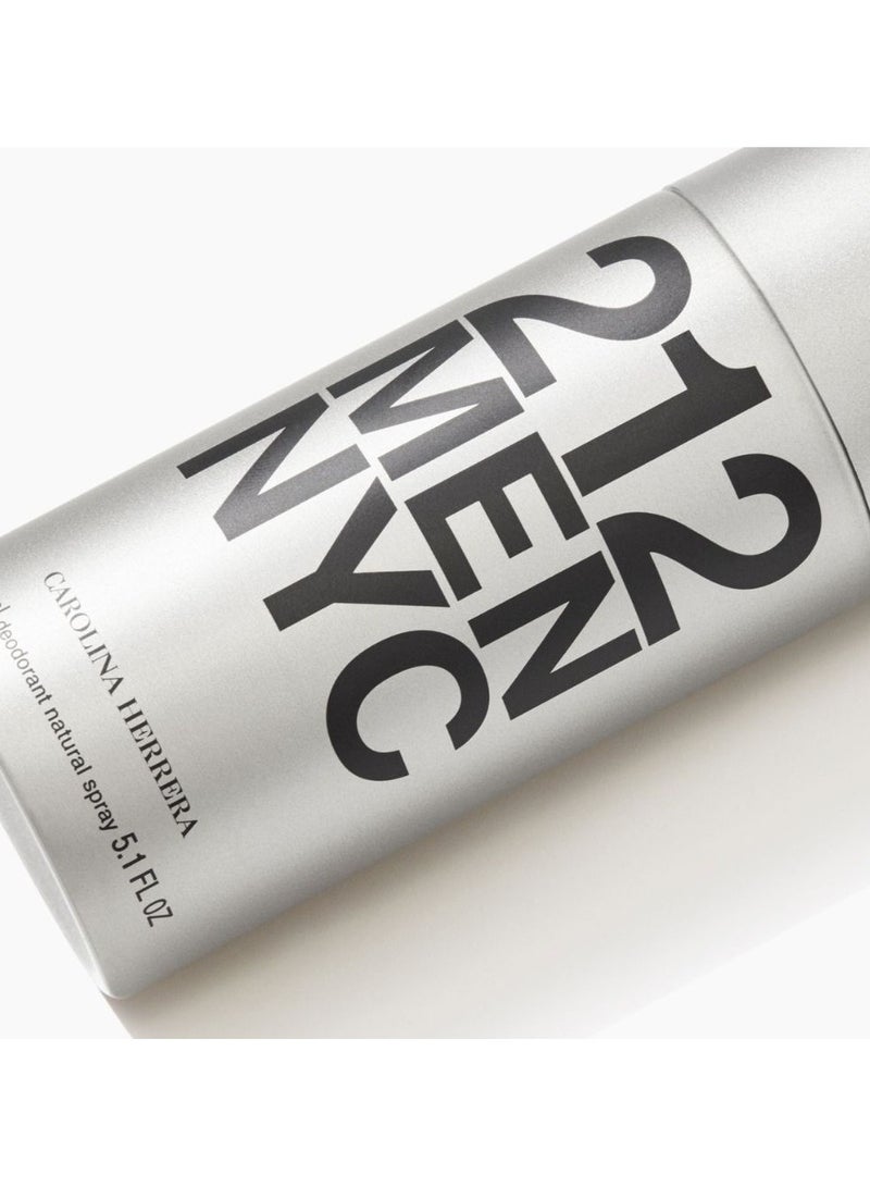 CAROLINA HERRERA Carolina Herrera 212 Men Nyc Deodorant 150ml - Image 3