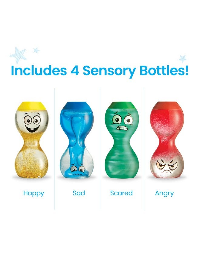 hand2mind hand2mind Express Your Feelings Sensory Bottles- Primary Emotions, Toddler Sensory Toys, Quiet Fidget Toys, Play Therapy Toys, Calm Down Corner Supplies, Calming Corner, Social Emotional Learning - Image 3
