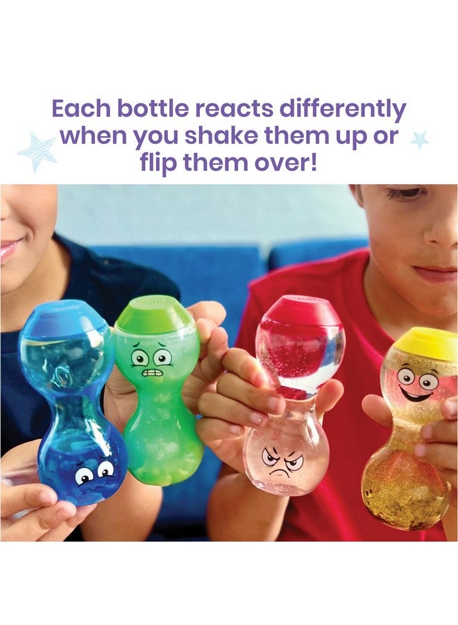 hand2mind hand2mind Express Your Feelings Sensory Bottles- Primary Emotions, Toddler Sensory Toys, Quiet Fidget Toys, Play Therapy Toys, Calm Down Corner Supplies, Calming Corner, Social Emotional Learning - Image 5