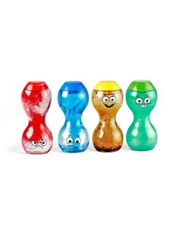 hand2mind hand2mind Express Your Feelings Sensory Bottles- Primary Emotions, Toddler Sensory Toys, Quiet Fidget Toys, Play Therapy Toys, Calm Down Corner Supplies, Calming Corner, Social Emotional Learning - Image 1