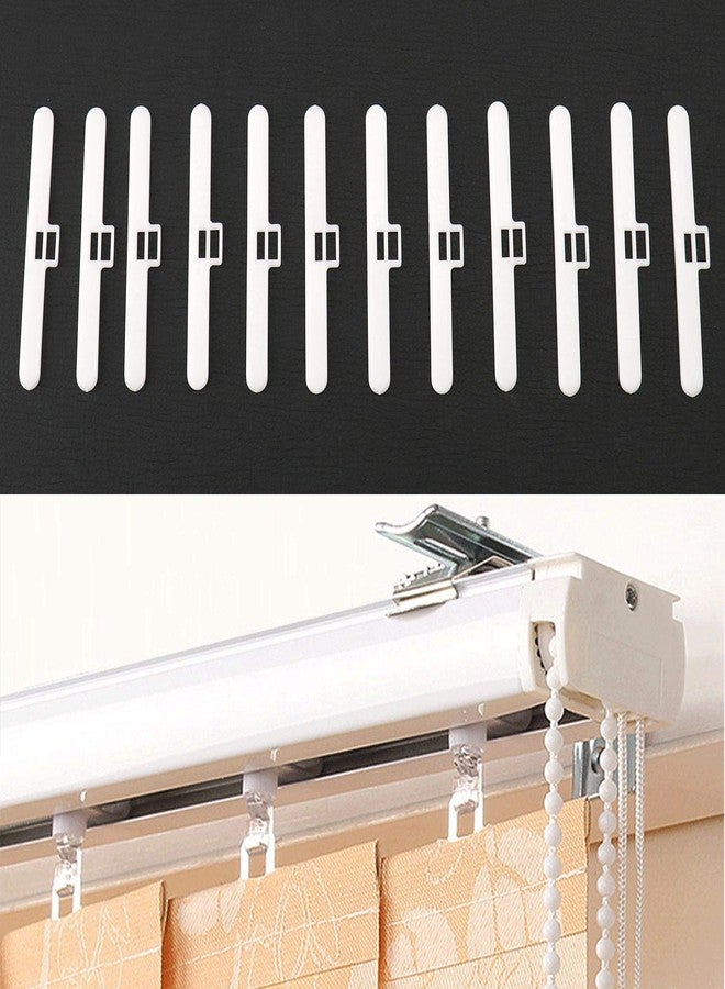 SING F LTD 31Pcs Vertical Blind Bottom Weights Accessories Repair Kit 89mm Vertical Blind Top Hangers 10M Chain and Connector Plastic DIY Replacement - Image 5