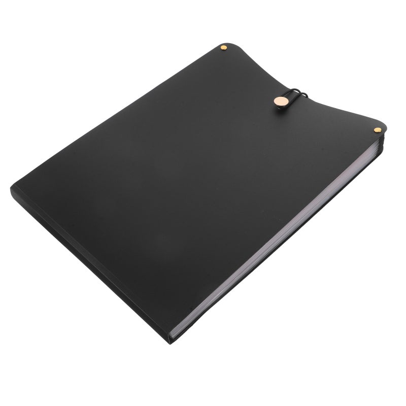 Accordion File Organizer: Multi-Layer A4 Paper Folder - 13 Pockets Vertical File Folder - Document Holder For School Test Papers Receipts - Image 1