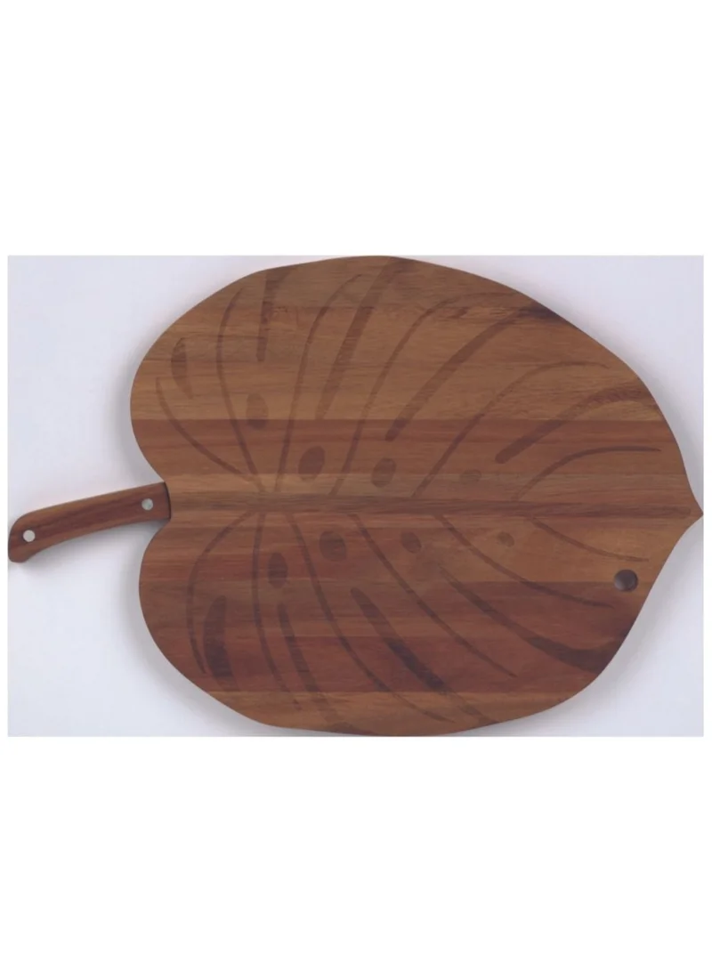 doiy Monstera Leaf Serving Board & Cheese Knife