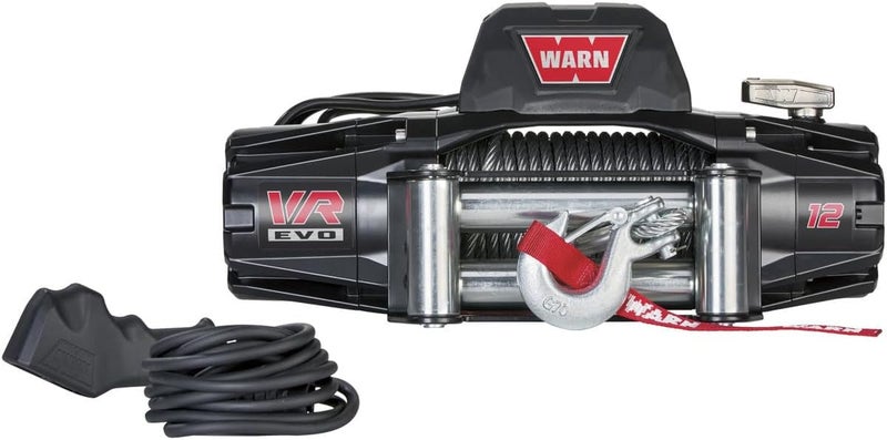 WARN وارن في آر إيفو 12، ونش بسعة 12,000 رطل مع حبل فولاذي وجهاز تحكم عن بعد لاسلكي، 12 فولت - Image 3