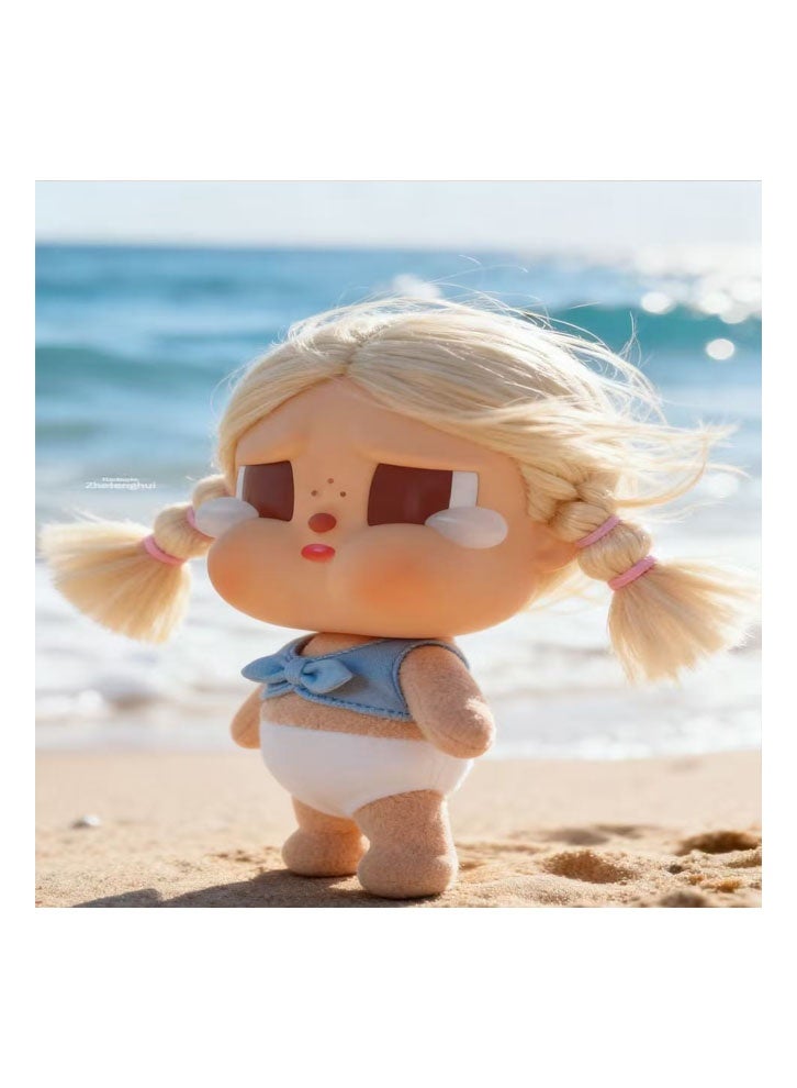 general POP MART CRY BABY Vacation Mode On series Vinyl Plush Pendant Blind Box Gift for Family and Friends - Image 3