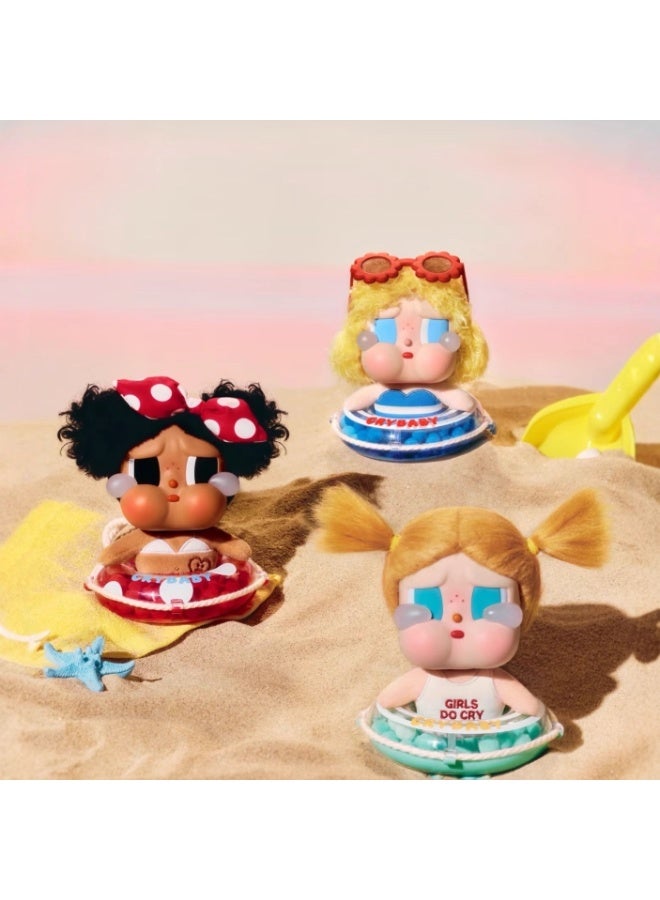 general POP MART CRY BABY Vacation Mode On series Vinyl Plush Pendant Blind Box Gift for Family and Friends - Image 2