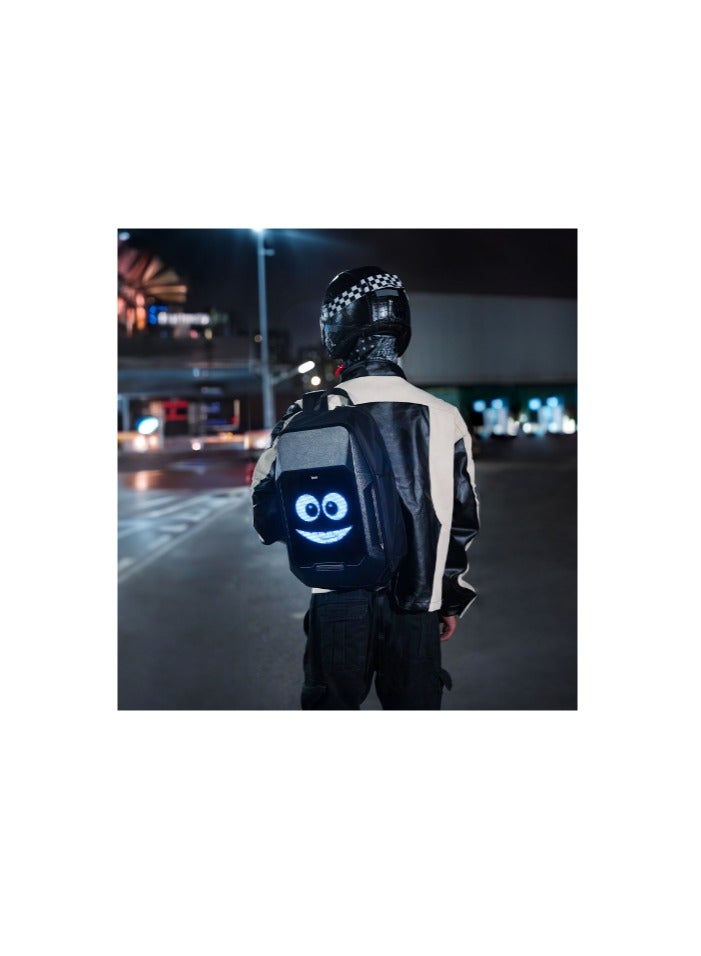 Divoom Pixoo Cyberbag Black Pixel Led Screen Unisex Backpack - Image 5