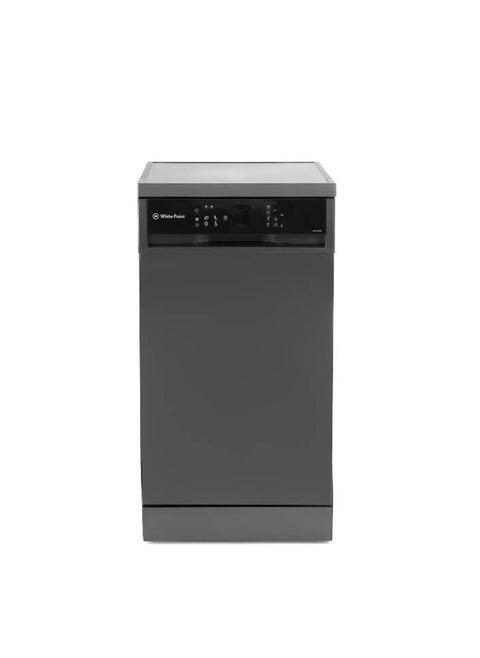 White Point Dishwasher 10 Settings 5 Programs with Half Load and 3 water sprinkles in Black Color WPD105DB