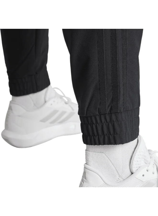 Adidas pacer workout 3 stripes woven mid rise women pants
