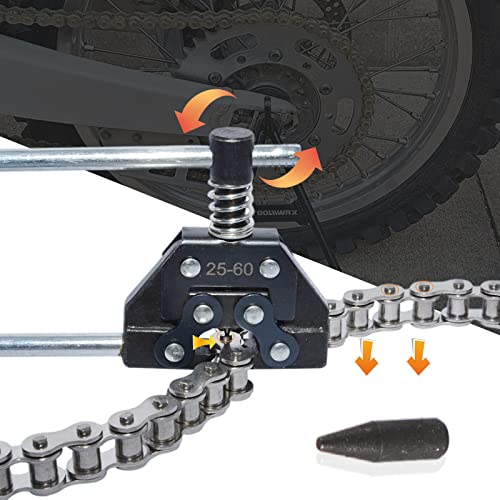 YIUIY Roller Chain Breaker Cutter Tool for Motorcycle Bicycle Go Kart ATV Chains Replacement #25-60 - Image 4