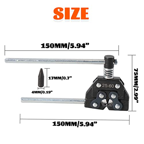 YIUIY Roller Chain Breaker Cutter Tool for Motorcycle Bicycle Go Kart ATV Chains Replacement #25-60 - Image 3